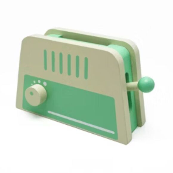 Imaginative Play Toaster Toy Green - Bullseye's Playground NWT - Picture 1 of 5
